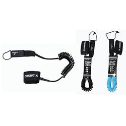 CONCEPT X COILED SUP LEASH 8.0 BLACK - SBEXTREME